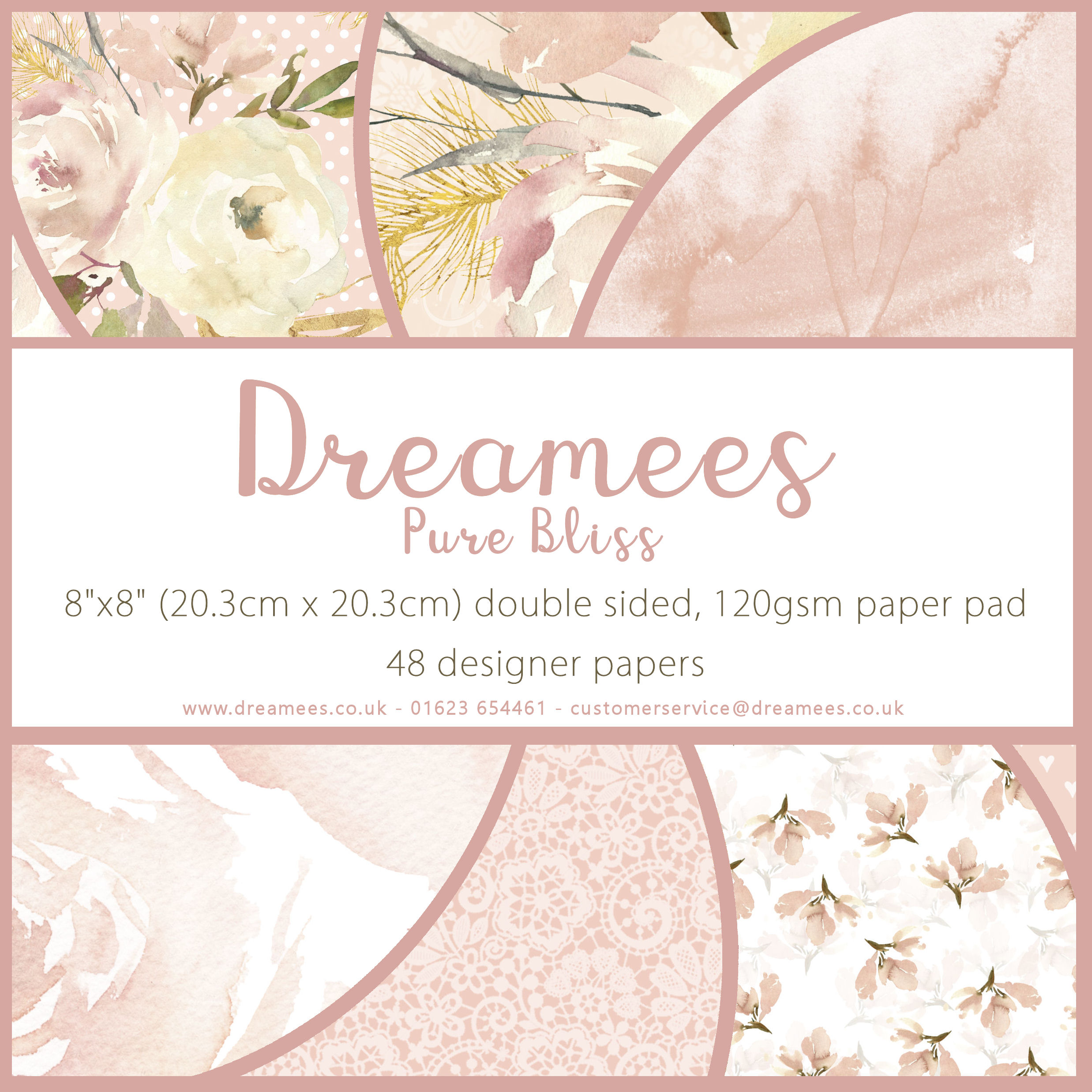 Dreamees Pure Bliss 8x8 Paper Pad